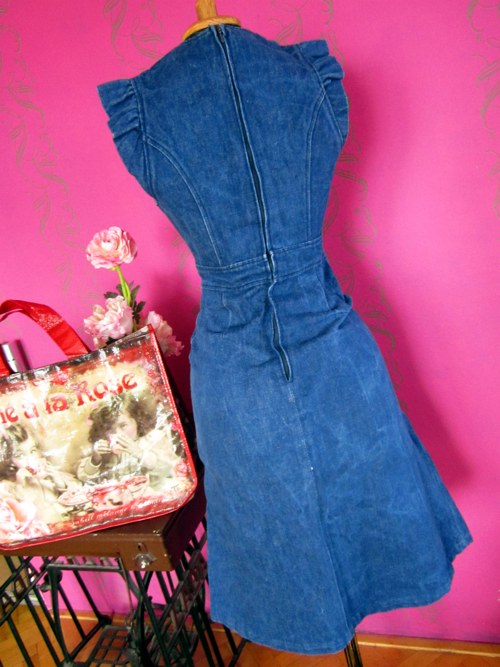 Šaty retro jeans — foto 4