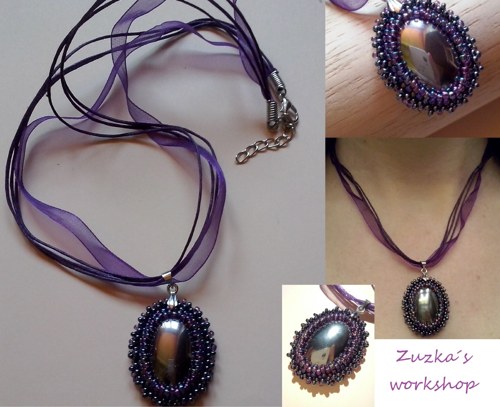 "Hematite Medallion" náhrdelník — foto 2