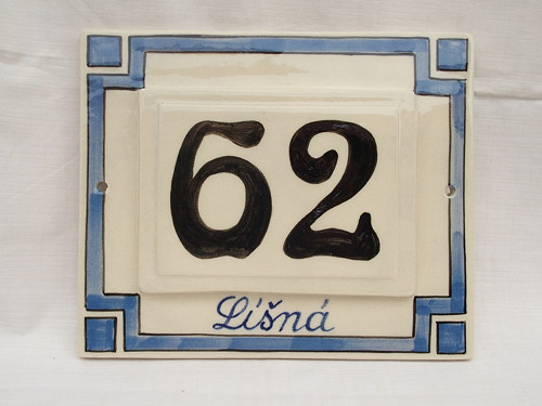 Keramické domovní číslo — foto 2