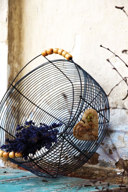 Vůně provence... drátovaný koš — foto 3