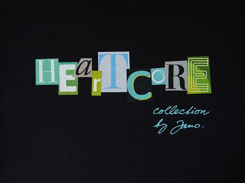 Černé pánské tričko HEARTCORE — foto 4