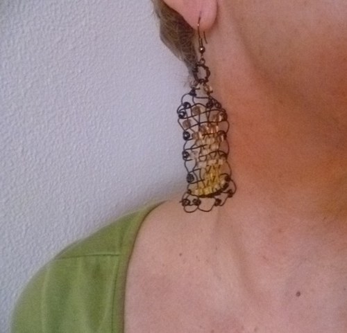 Náušnice Lampičky — foto 3