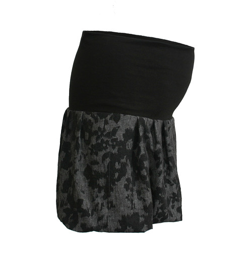 Grey flowers - bubble skirt — foto 2