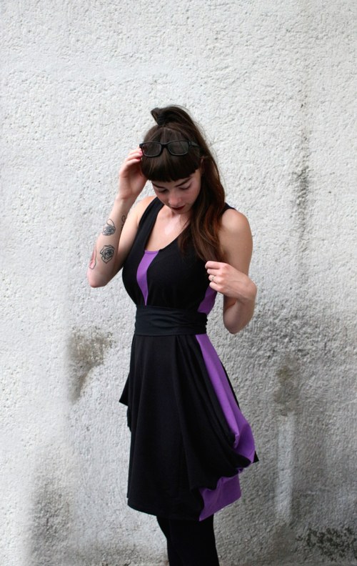 Šaty KASS violet 2 v 1 — foto 4