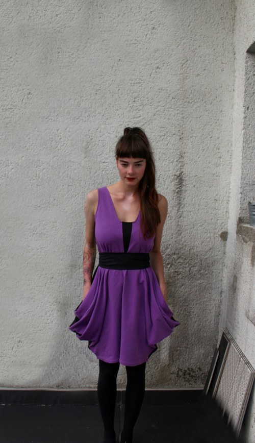 Šaty KASS violet 2 v 1 — foto 5