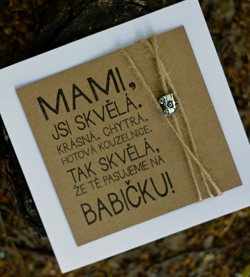 Korálek 'Maminko, budeš babička!' — foto 2