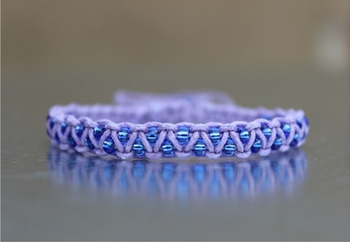 Pro Helenku na přání.. Náramek macrame — foto 2