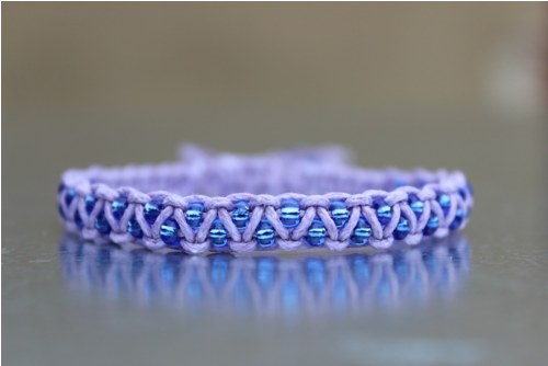 Pro Helenku na přání.. Náramek macrame — foto 4
