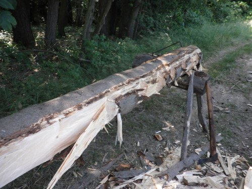 Ručně tesané trámy — foto 4