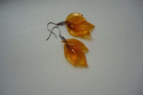 ORANŽOVÉ - náušnice Rozpustilky — foto 2