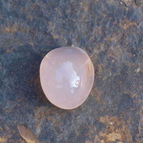 Chalcedon růžový, kabošon č. 1760 — foto 5
