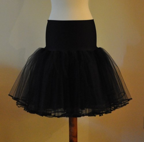 Tylová spodnička pro velký objem - délka 60cm — foto 2