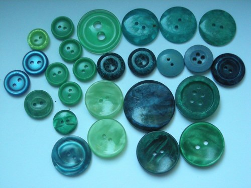 Knoflíky - odstíny zelené — foto 2