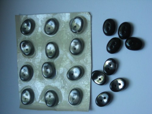 Knoflíky - stříbřité — foto 2