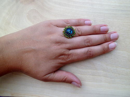 Swarovski "Paví" ... prsten — foto 2
