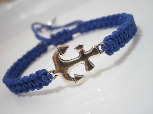 Kotva...náramek - Unisex (macramé) — foto 2