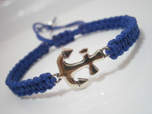Kotva...náramek - Unisex (macramé) — foto 3