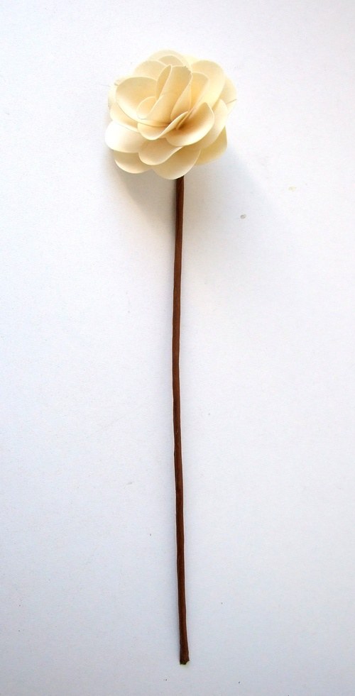 Dřevěný květ 6 cm — foto 2