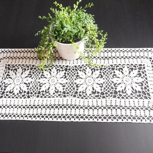 Háčkovaná podlouhlá dečka — foto 6
