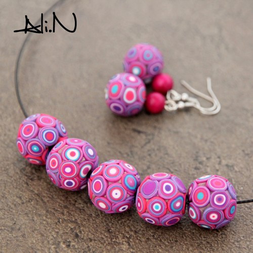 Náhrdelník Pink Klimt — foto 2