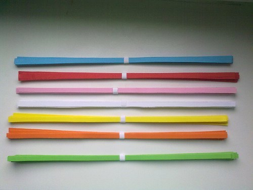 Barevné proužky na quilling 7mm — foto 2