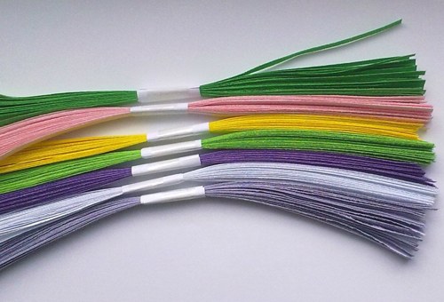 Barevné proužky na quilling 7mm — foto 2