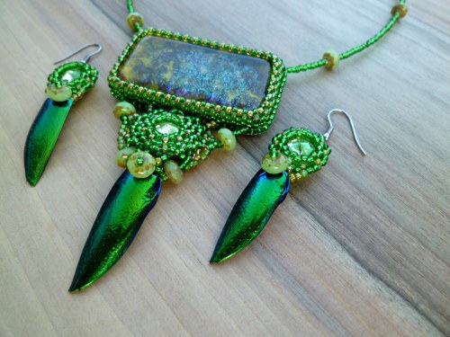 Souprava šperků Eileen se Swarovski a krovkami — foto 2