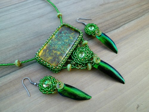 Souprava šperků Eileen se Swarovski a krovkami — foto 3