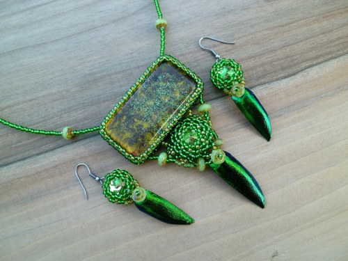 Souprava šperků Eileen se Swarovski a krovkami — foto 5