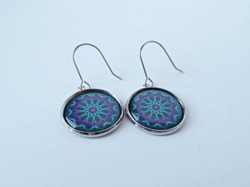 Náušnice Magická mandala 37 — foto 3