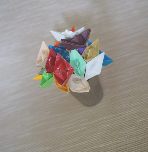 Origami napichovátka - lodičky — foto 2