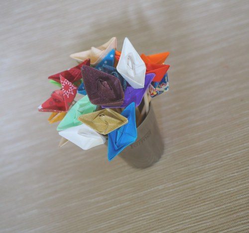 Origami napichovátka - lodičky — foto 3