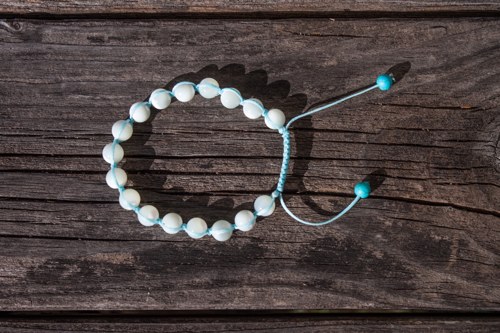 Shamballa náramek z perleti — foto 2