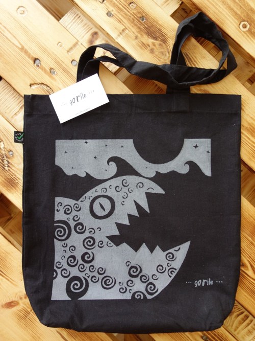 Taška - Masovka - Moon Fish - černá/šedá — foto 2