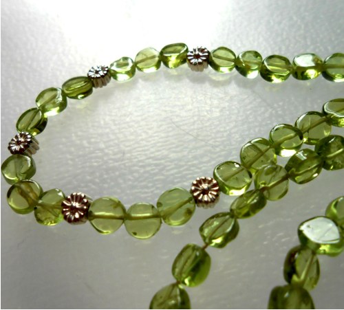 Náhrdelník - Olivín / Peridot (5) — foto 3