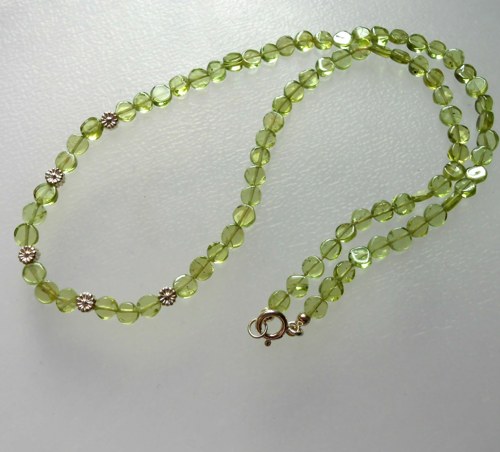 Náhrdelník - Olivín / Peridot (5) — foto 4