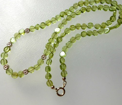 Náhrdelník - Olivín / Peridot (5) — foto 5