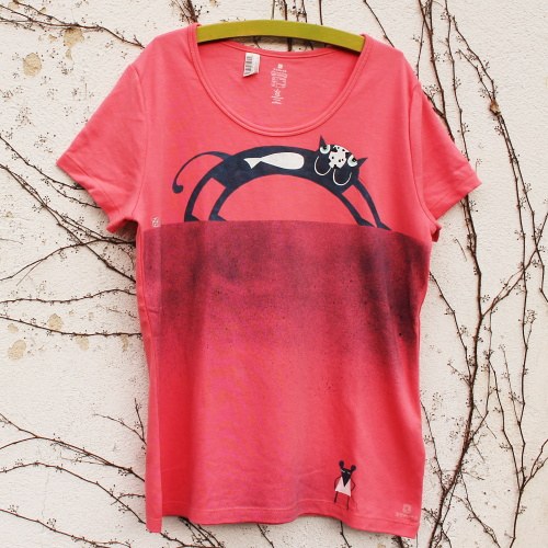 Tričko, malované, originál,XL — foto 2
