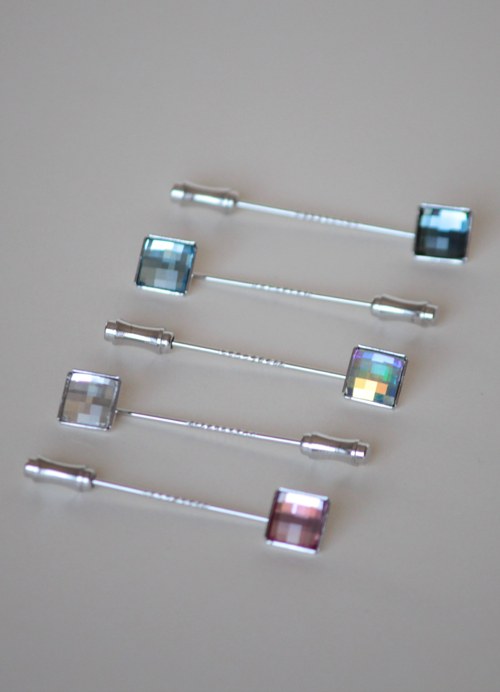 Jehla do kravaty "Crystal" Chessboard — foto 2