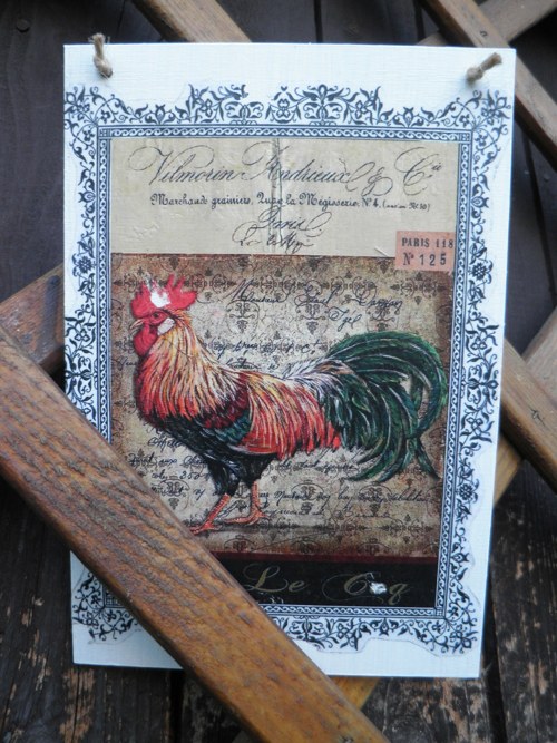 Vintage cedulka "Le Coq II" — foto 2