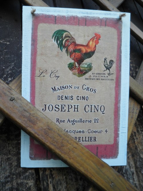 Vintage cedulka "Le Coq II" — foto 4