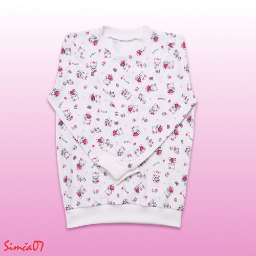 Pyžámko bílé Sweet Cat v.92 — foto 2