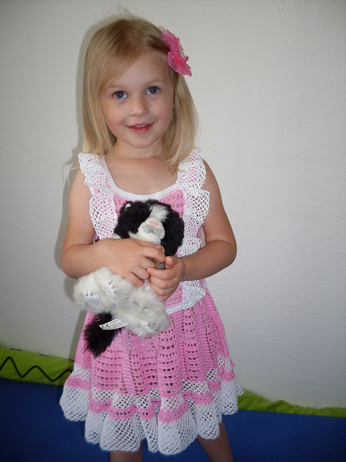 Růžovobílé šatičky — foto 5