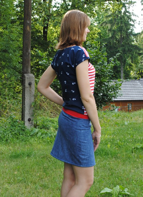 Originální námořnické šatičky M/L — foto 3