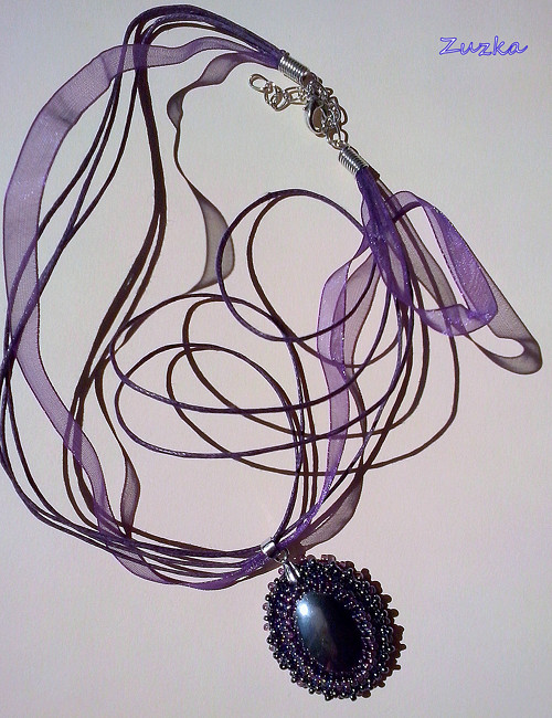 "Hematite Medallion" náhrdelník — foto 5