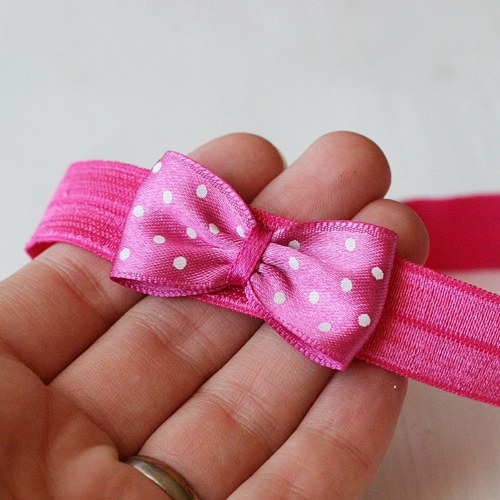 Čelenka pro newborn - puntíkatá minimašlička — foto 3