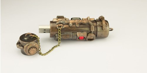 Originál steampunk 32GB USB 2.0 Flash — foto 2