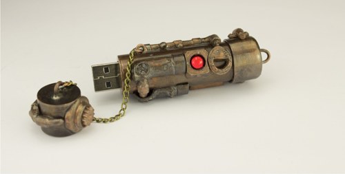Originál steampunk 32GB USB 2.0 Flash — foto 3