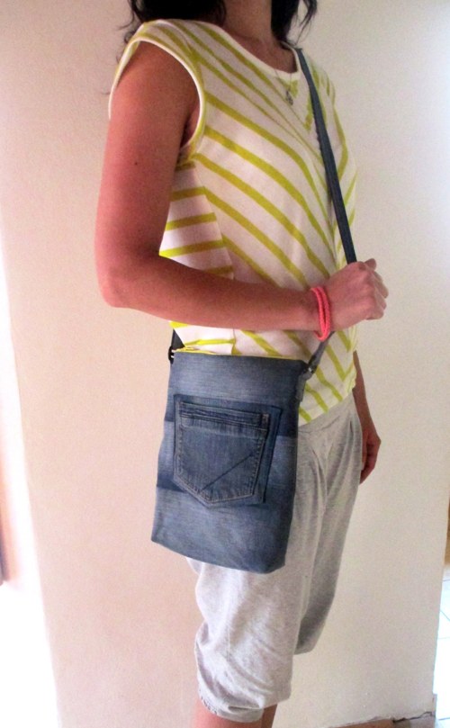 Džínová taška cross body — foto 4