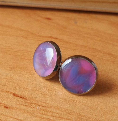 SLEVA 50% Puzety »V růžové mlze« 12mm 99,- → 49,- — foto 2